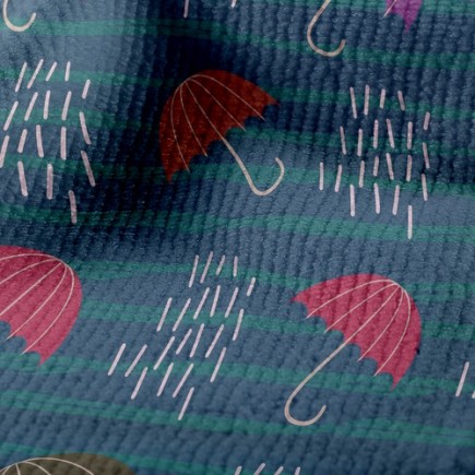 條紋雨傘毛巾布(幅寬160公分)