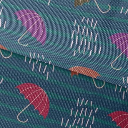條紋雨傘牛津布(幅寬150公分)