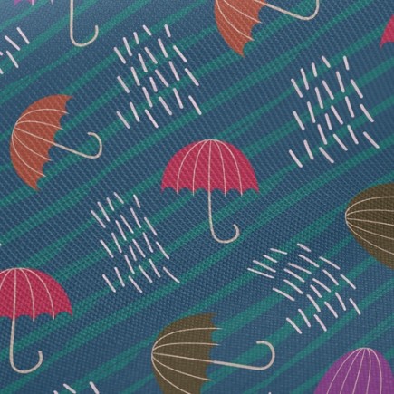 條紋雨傘斜紋布(幅寬150公分)