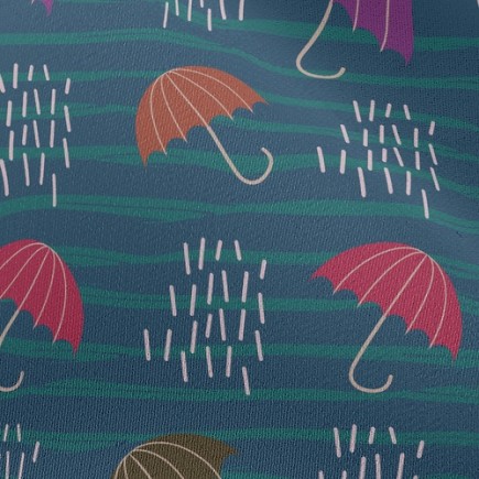 條紋雨傘雪紡布(幅寬150公分)