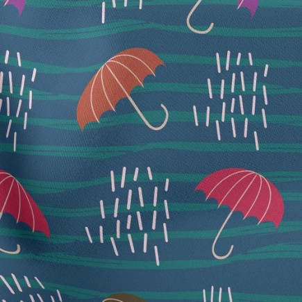 條紋雨傘羅馬布(幅寬160公分)