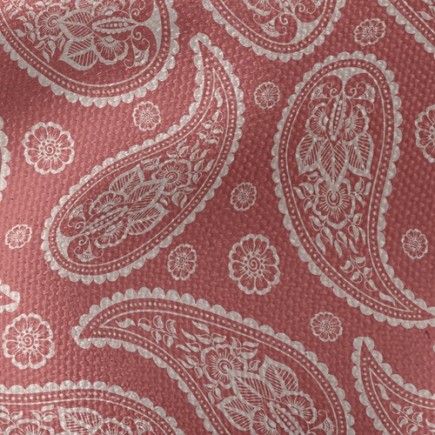溫暖渦紋花帆布(幅寬150公分)