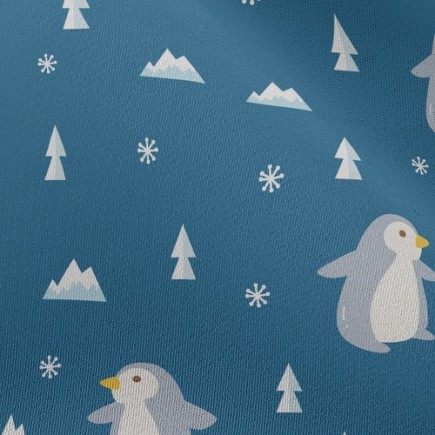 冰山企鵝雪紡布(幅寬150公分)