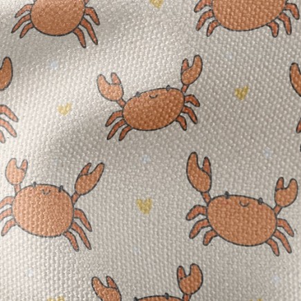 可愛的螃蟹帆布(幅寬150公分)