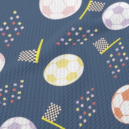 經典多彩足球泡泡布(幅寬160公分)