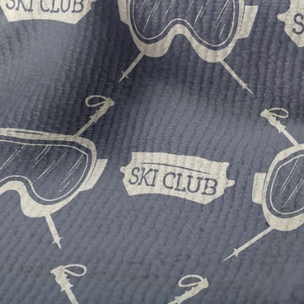 滑雪俱樂部毛巾布(幅寬160公分)