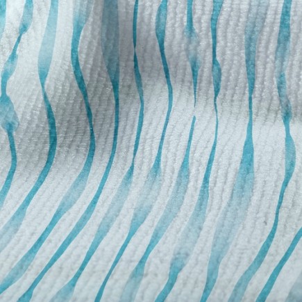 抽象扭曲線條毛巾布(幅寬160公分)