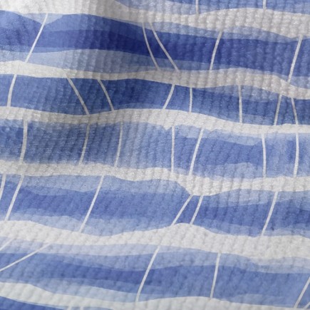 暈染水彩抽象毛巾布(幅寬160公分)