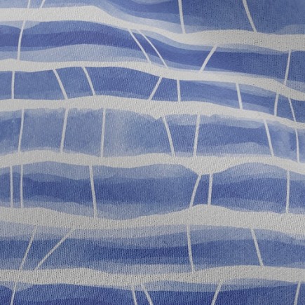 暈染水彩抽象雪紡布(幅寬150公分)