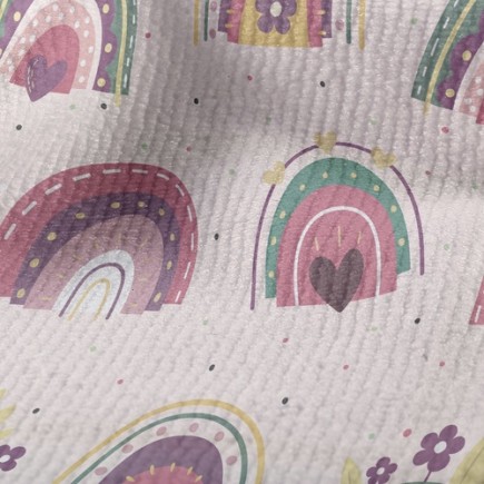 彩虹山洞毛巾布(幅寬160公分)