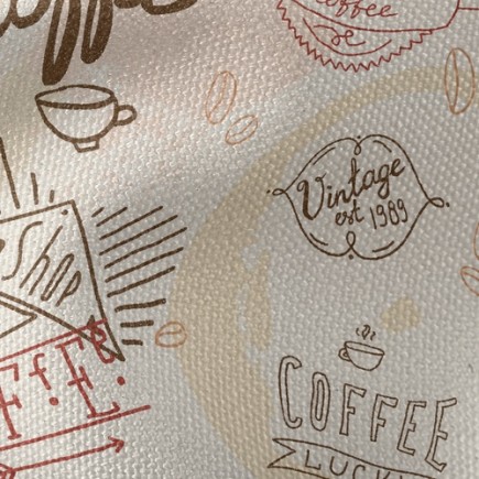 廣告咖啡文字帆布(幅寬150公分)