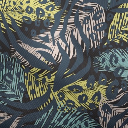 熱帶風格動物紋雙斜布(幅寬150公分)