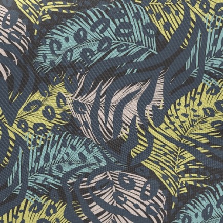 熱帶風格動物紋斜紋布(幅寬150公分)