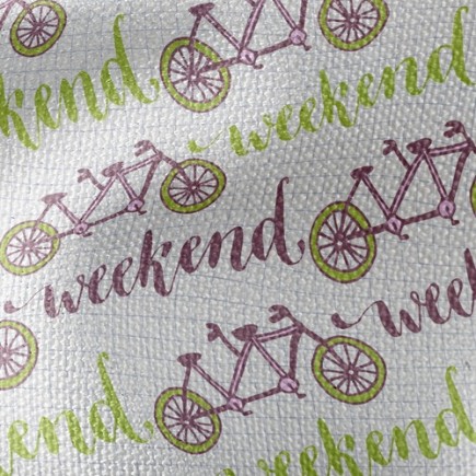 周末雙人腳踏車帆布(幅寬150公分)