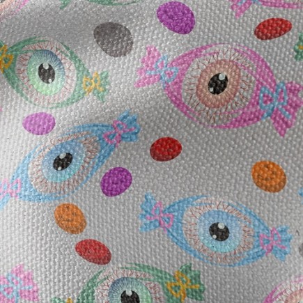 驚悚眼球包裝糖果帆布(幅寬150公分)