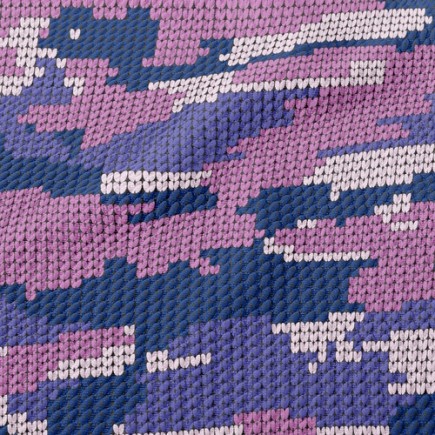 藝術迷彩針織泡泡布(幅寬160公分)