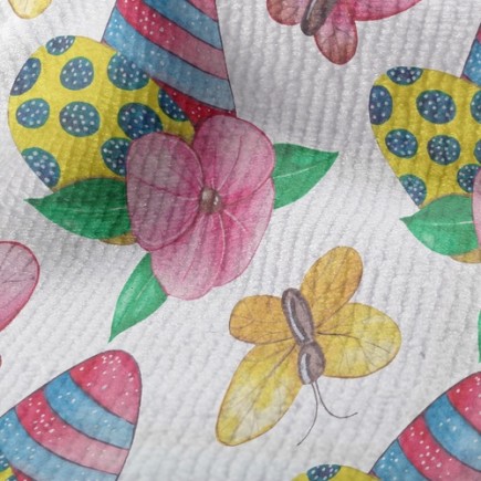 花花世界蝴蝶毛巾布(幅寬160公分)