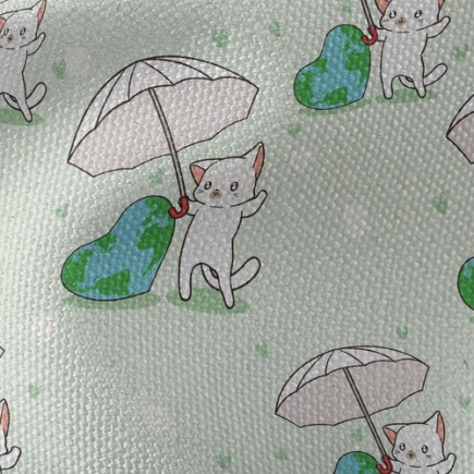 貓咪愛護地球帆布(幅寬150公分)