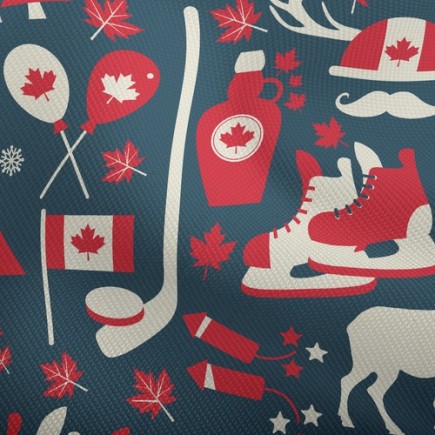 加拿大冰上曲棍球雙斜布(幅寬150公分)