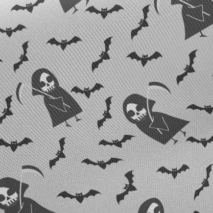 鐮刀死神與蝙蝠斜紋布(幅寬150公分)