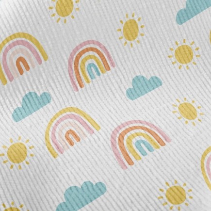 太陽彩虹雲燈芯絨(幅寬150公分)