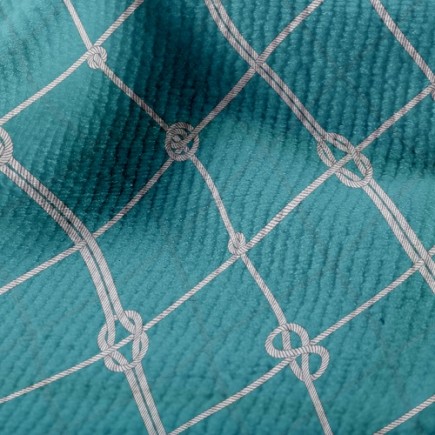 各種繩結綁法毛巾布(幅寬160公分)