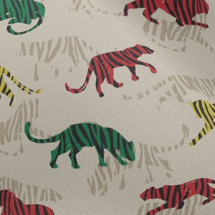 抽象的老虎雪紡布(幅寬150公分)