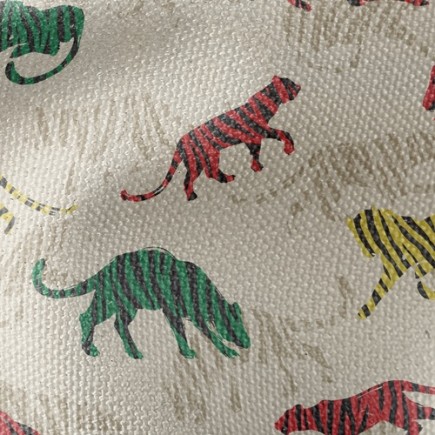 抽象的老虎帆布(幅寬150公分)
