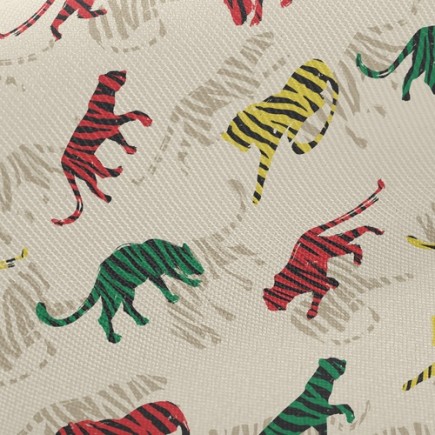 抽象的老虎斜紋布(幅寬150公分)