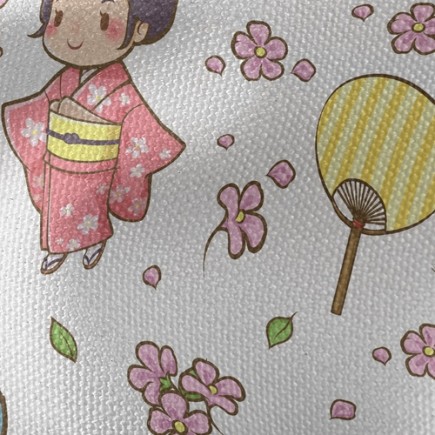 卡哇依日本女孩帆布(幅寬150公分)