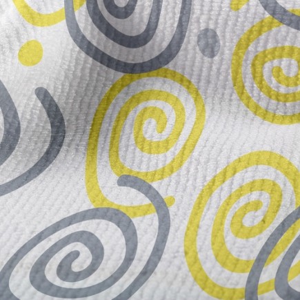 雙色旋轉漩渦紋毛巾布(幅寬160公分)
