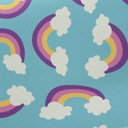 彩虹雲朵斜紋布(幅寬150公分)