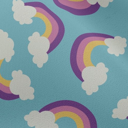 彩虹雲朵雪紡布(幅寬150公分)