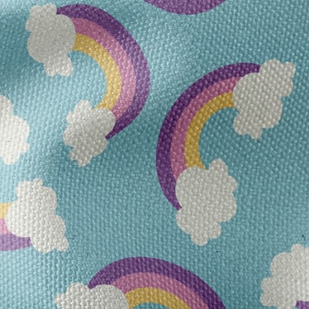 彩虹雲朵帆布(幅寬150公分)