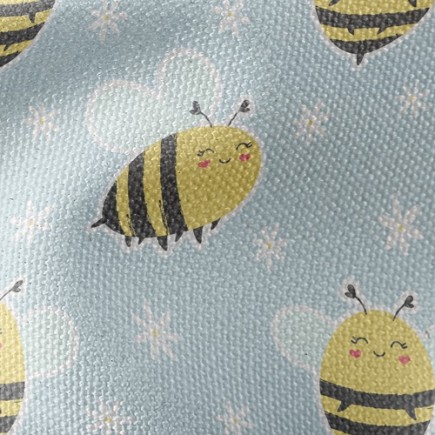 微笑愛心蜜蜂帆布(幅寬150公分)