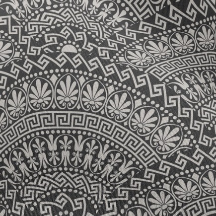 神秘黑白萬花筒雪紡布(幅寬150公分)