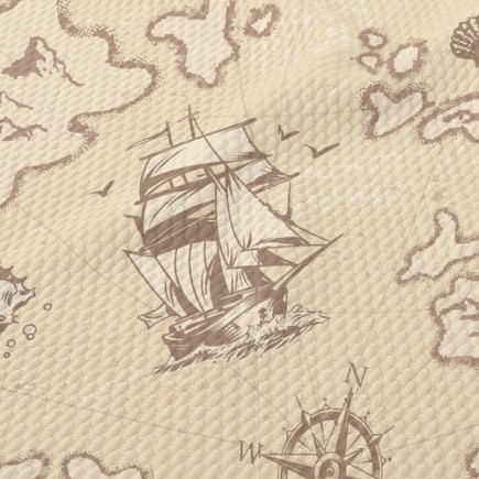 帆船航海地圖泡泡布(幅寬160公分)