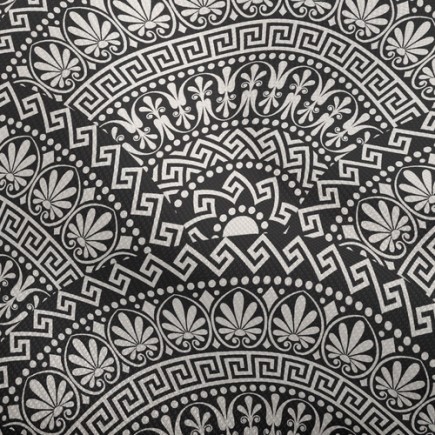 神秘黑白萬花筒雙斜布(幅寬150公分)