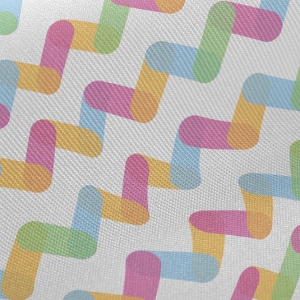 彩虹曲折紋斜紋布(幅寬150公分)