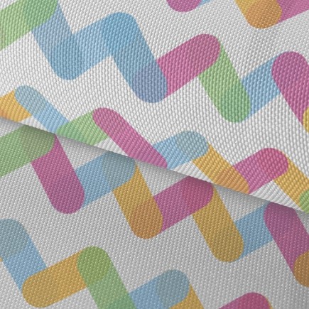 彩虹曲折紋牛津布(幅寬150公分)