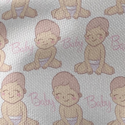 微笑可愛寶寶帆布(幅寬150公分)