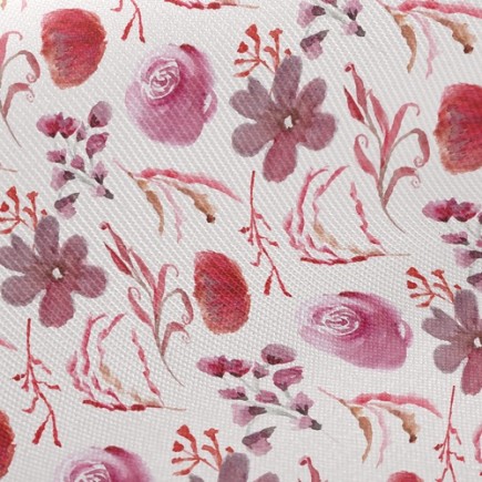 熱情鮮豔花朵斜紋布(幅寬150公分)