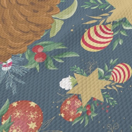 聖誕榛果樹泡泡布(幅寬160公分)
