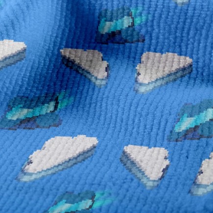 多雲戰鬥飛機毛巾布(幅寬160公分)