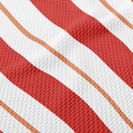 傳統紅色條紋泡泡布(幅寬160公分)