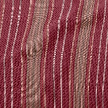 復古酒紅紋泡泡布(幅寬160公分)