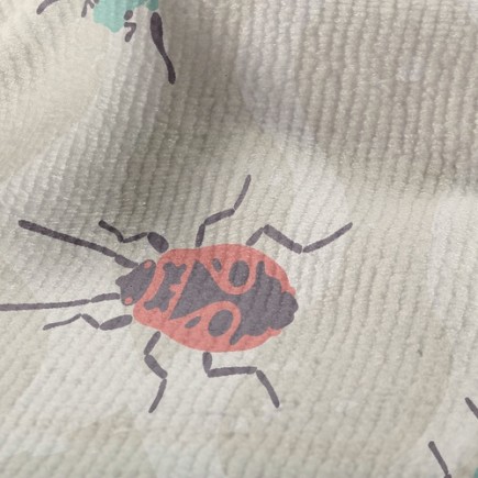 繽紛品種昆蟲毛巾布(幅寬160公分)