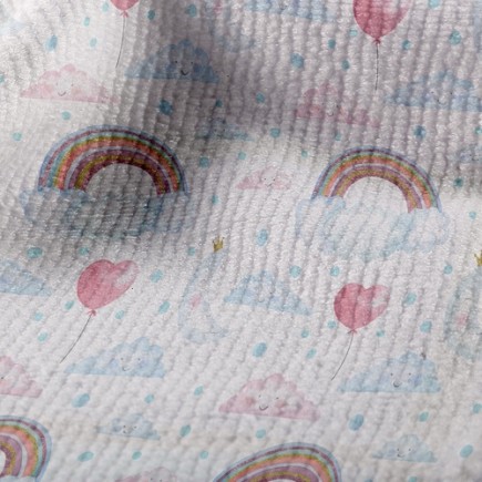 幸福彩虹毛巾布(幅寬160公分)