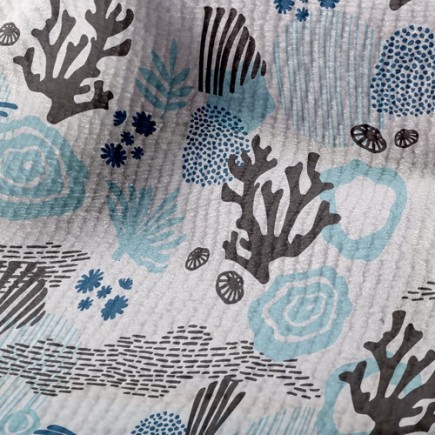 神秘海中珊瑚毛巾布(幅寬160公分)