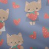愛吃草莓貓雙斜布(幅寬150公分)